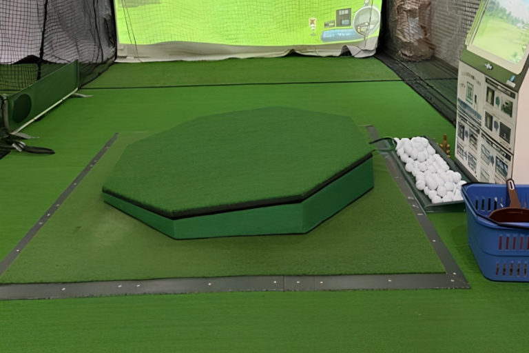 ゴルフ練習用軽量傾斜台